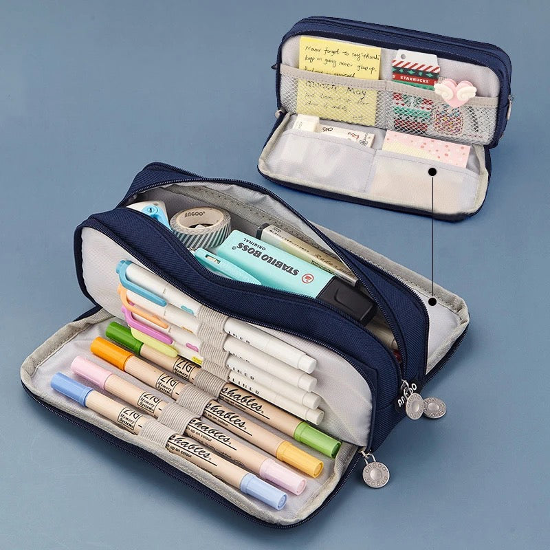 Multi Compartment Texta Case Multi Compartment Pencil Case – Shopack
