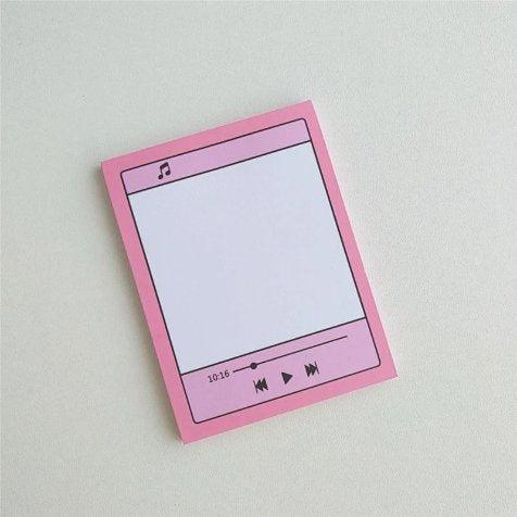 Korean Pink Dialog Box Memo Pad - shopack.pk