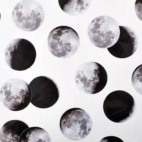 Midnight Moon Sticker Night Moon Mini Sticker Box 46pcs – Shopack