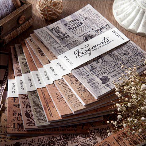 Ephemera Pack Moments Vintage Material Paper for journaling - shopack.pk