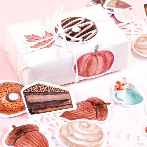 Donut Bakery Sticker Box 46pcs - shopack.pk