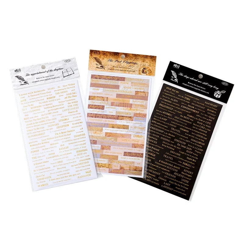 Sticker Postit Post It Letter Stickers Sheet – Shopack